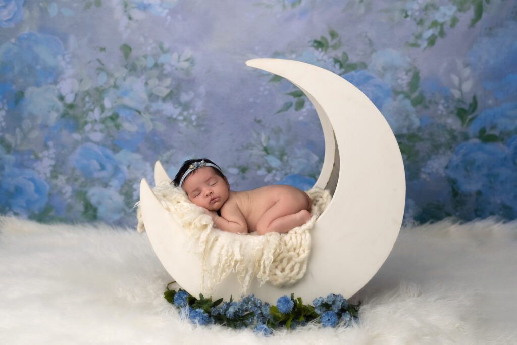 baby in the moon